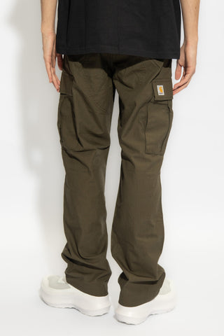Carhartt WIP GREEN Trousers with logo 4