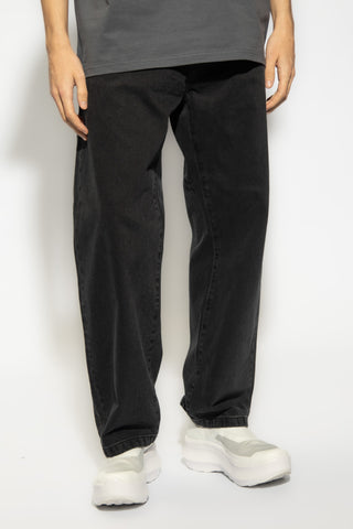 Carhartt WIP BLACK Jeans with logo 3