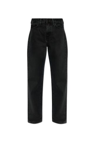 Carhartt WIP BLACK Jeans with logo 1