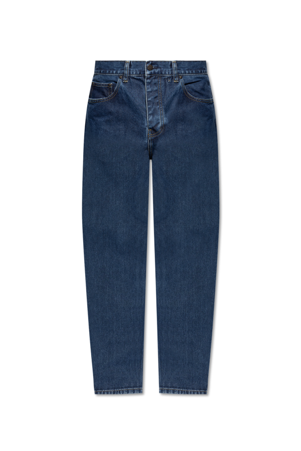 Carhartt WIP NAVY BLUE Tapered leg jeans 1