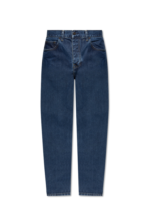 Carhartt WIP NAVY BLUE Tapered leg jeans 1