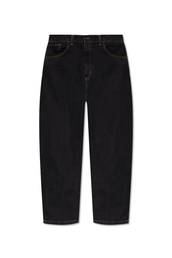 Carhartt WIP BLACK Wide-leg jeans 1