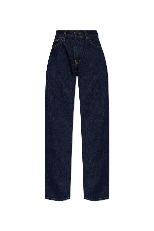 Carhartt WIP NAVY BLUE "Smith" straight jeans 1