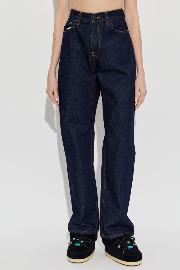 Carhartt WIP NAVY BLUE "Smith" straight jeans 3