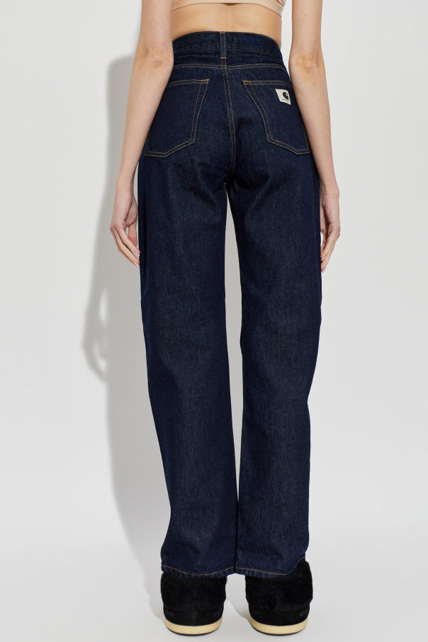 Carhartt WIP NAVY BLUE "Smith" straight jeans 4