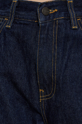 Carhartt WIP NAVY BLUE "Smith" straight jeans 5