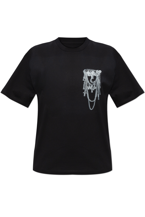 Carhartt WIP BLACK Printed T-shirt 1