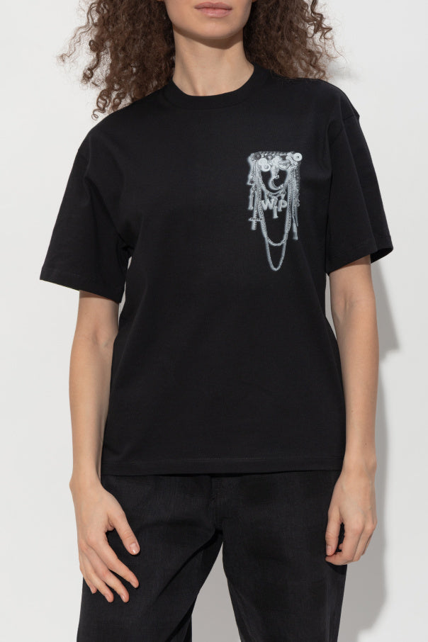 Carhartt WIP BLACK Printed T-shirt 3
