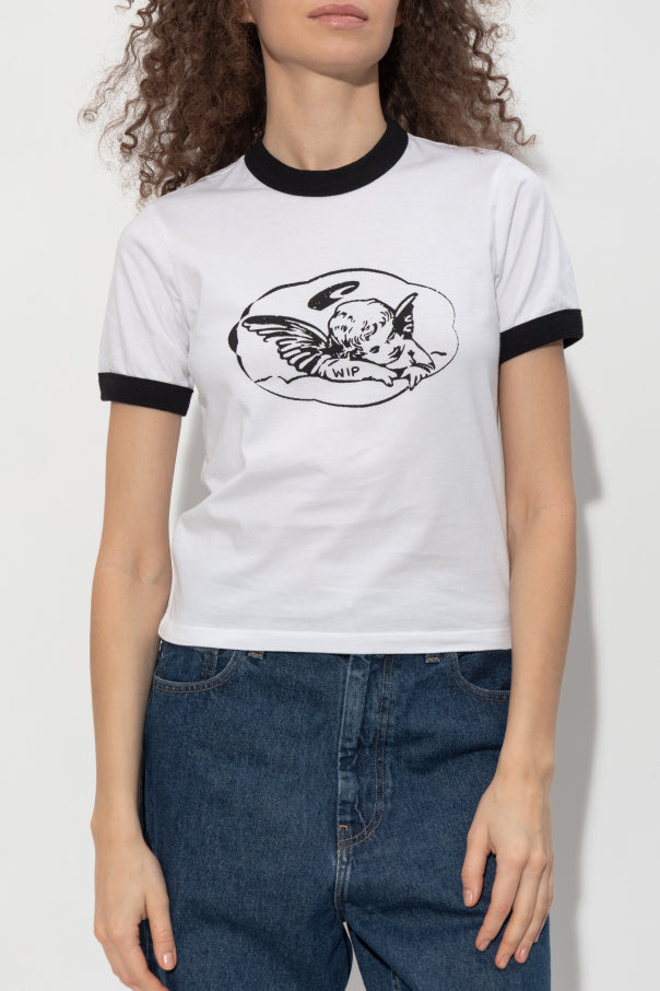 Carhartt WIP WHITE T-shirt with print 3