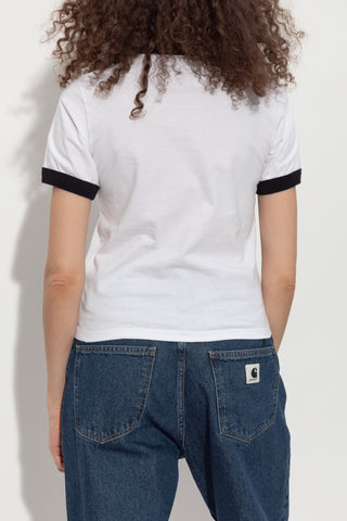 Carhartt WIP WHITE T-shirt with print 4