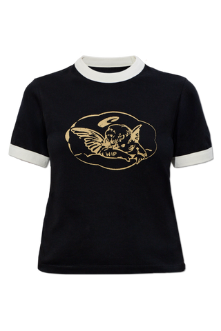 Carhartt WIP BLACK T-shirt with print 1