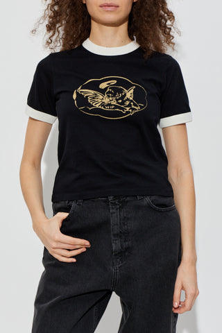 Carhartt WIP BLACK T-shirt with print 3
