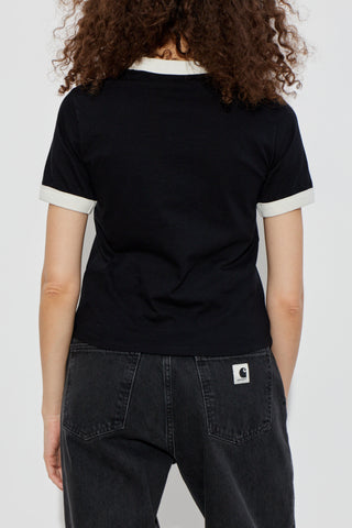 Carhartt WIP BLACK T-shirt with print 4