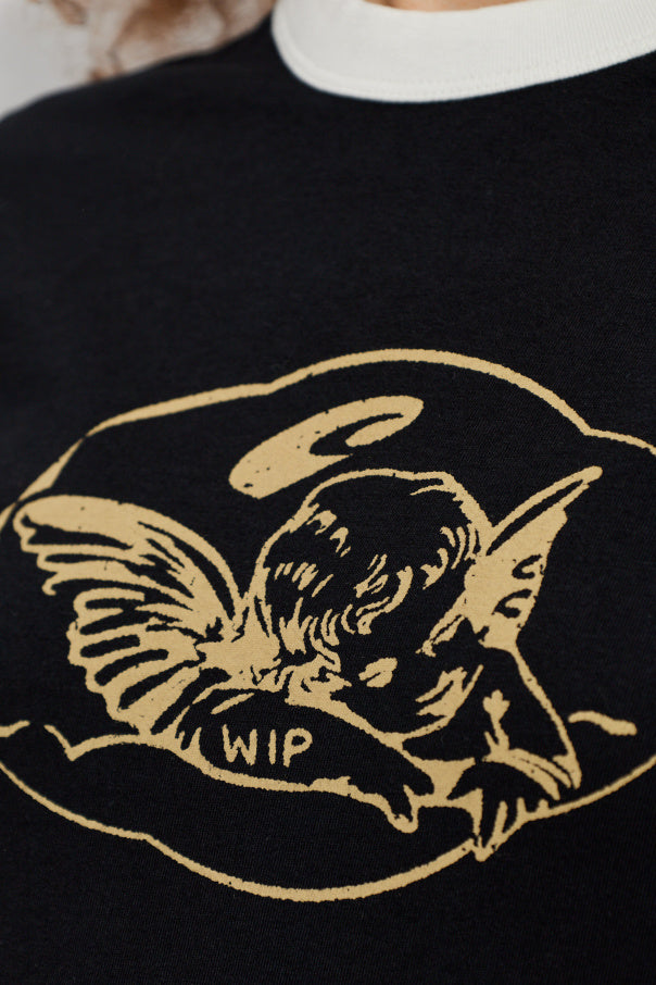 Carhartt WIP BLACK T-shirt with print 5