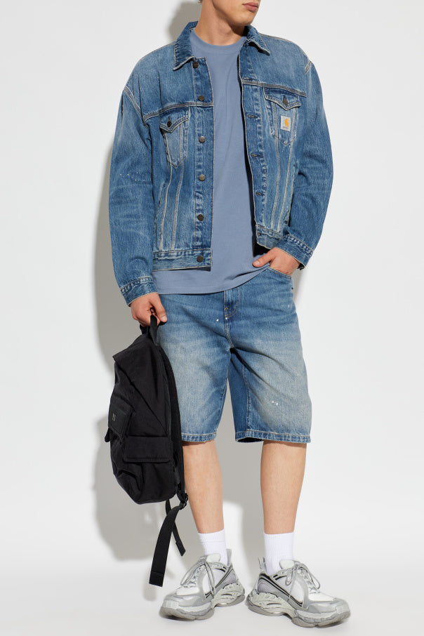 Carhartt WIP BLUE T-shirt 'Madison' 2
