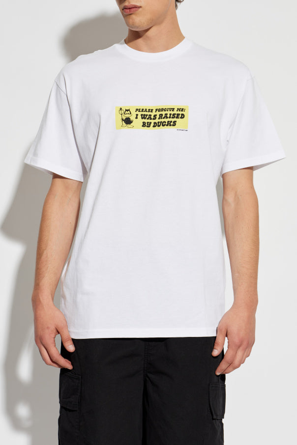 Carhartt WIP WHITE T-shirt "Bumper Stickers" 3