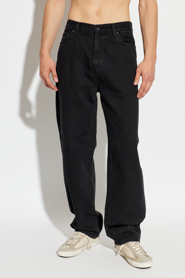 Carhartt WIP BLACK Aaron trousers 3