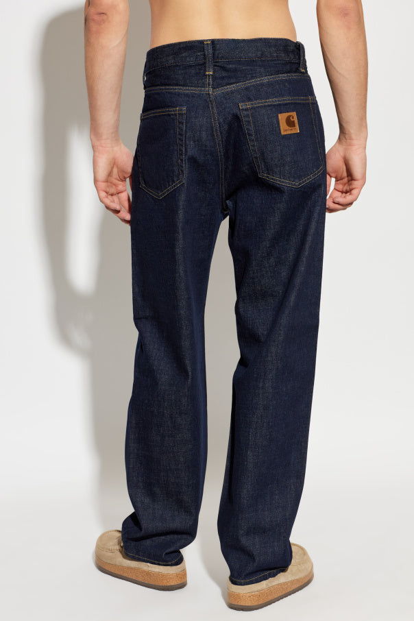 Carhartt WIP NAVY BLUE Aaron trousers 4