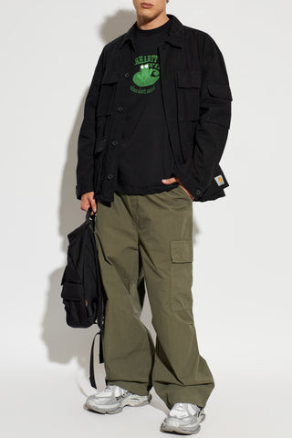 Carhartt WIP GREEN 'Madler' trousers 2