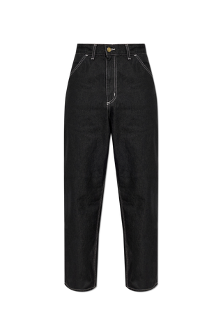 Carhartt WIP BLACK Trousers 'Simple' 1