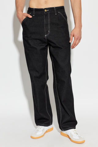 Carhartt WIP BLACK Trousers 'Simple' 3