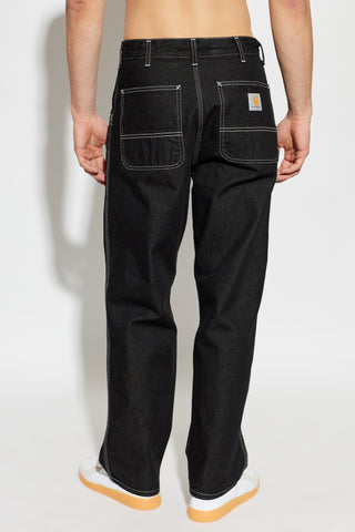 Carhartt WIP BLACK Trousers 'Simple' 4