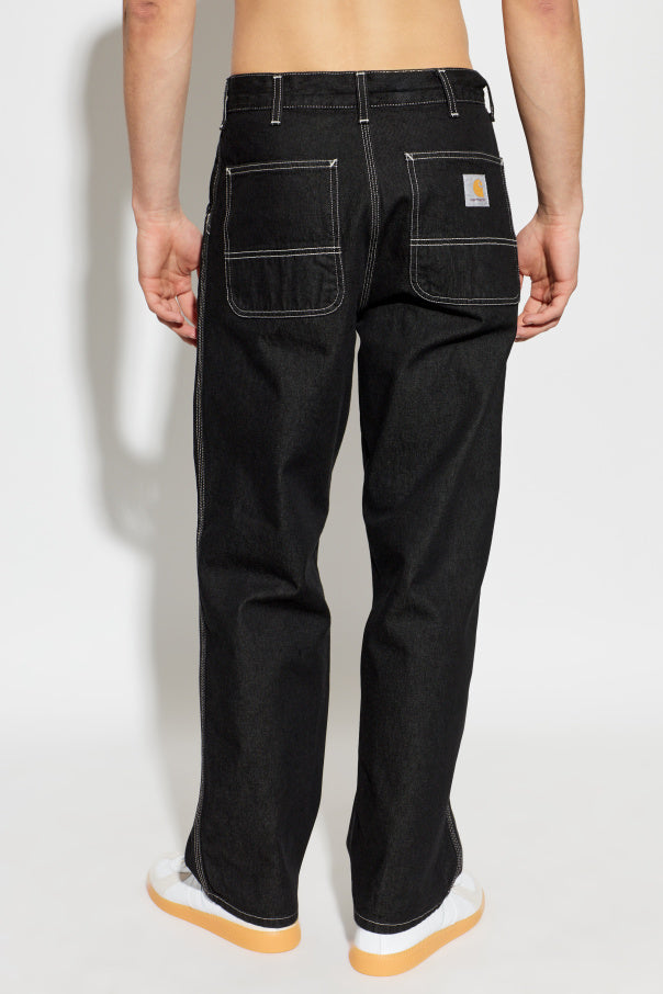Carhartt WIP BLACK Trousers 'Simple' 4