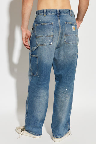 Carhartt WIP BLUE "Single" trousers 4