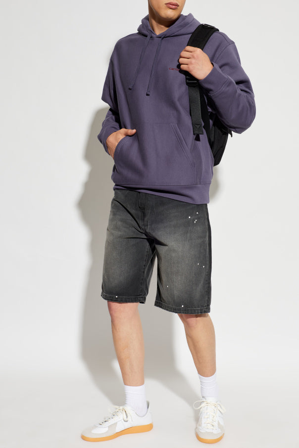 Carhartt WIP PURPLE "American Script" sweatshirt 2