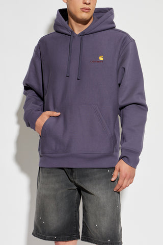 Carhartt WIP PURPLE "American Script" sweatshirt 3