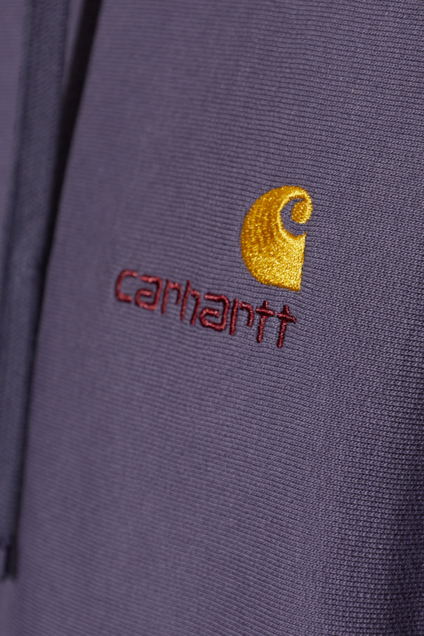 Carhartt WIP PURPLE "American Script" sweatshirt 5