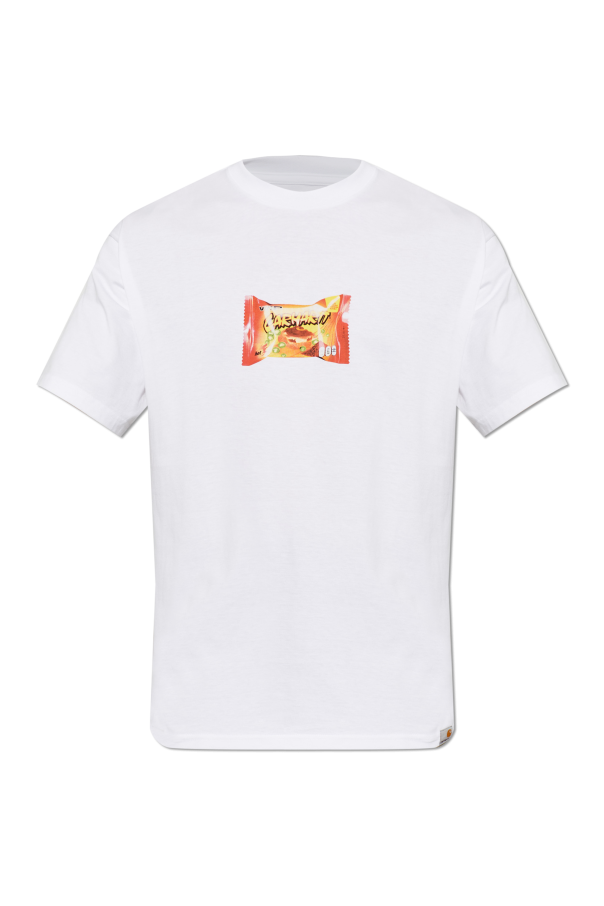 Carhartt WIP WHITE T-shirt "Road Side Snack" 1