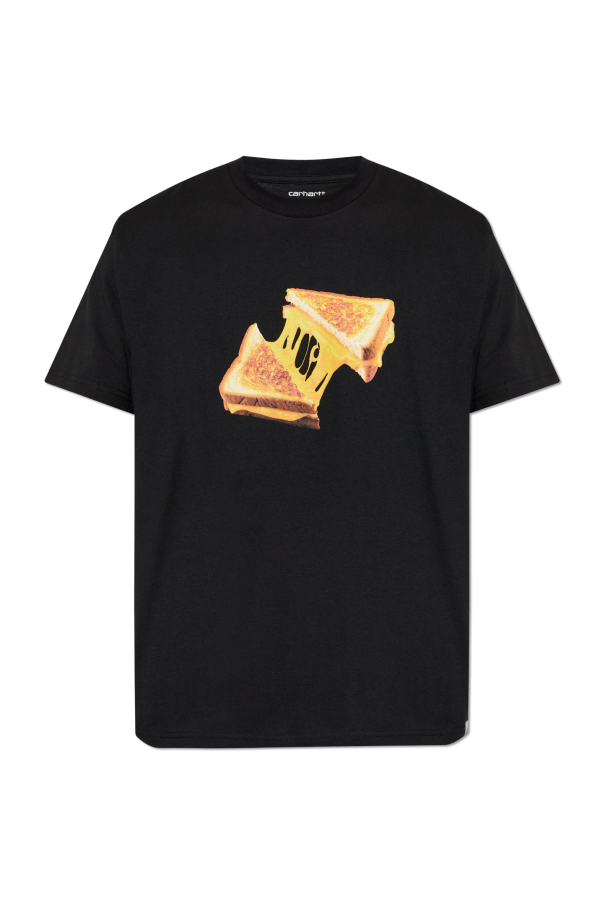 Carhartt WIP BLACK T-shirt "Cheese Toast" 1