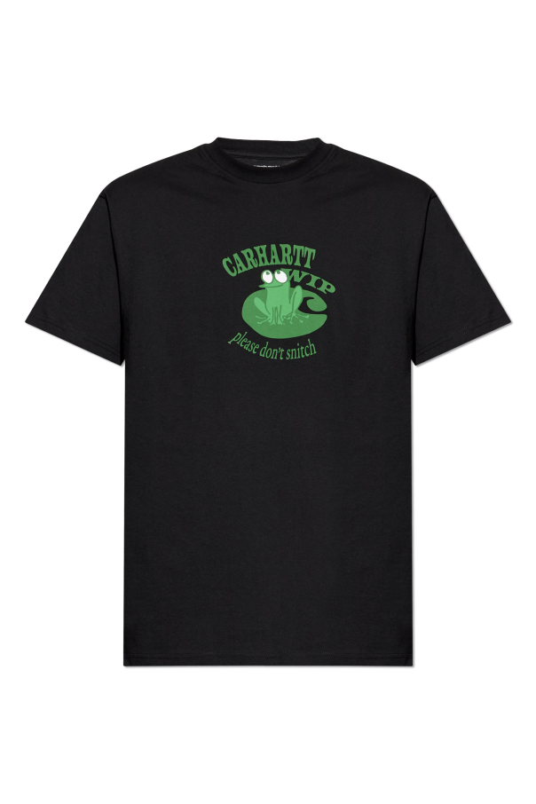 Carhartt WIP BLACK T-shirt "Don't Snitch" 1