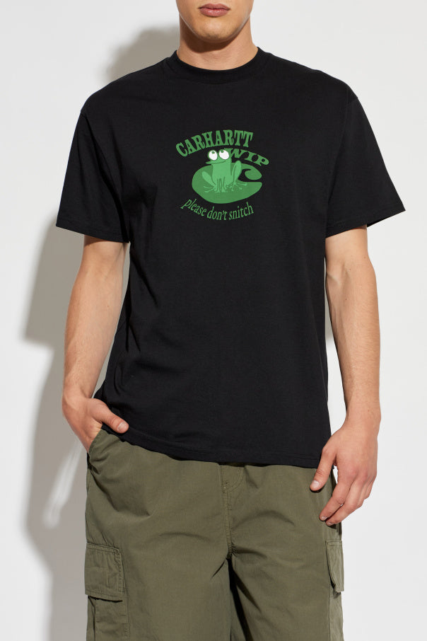 Carhartt WIP BLACK T-shirt "Don't Snitch" 3