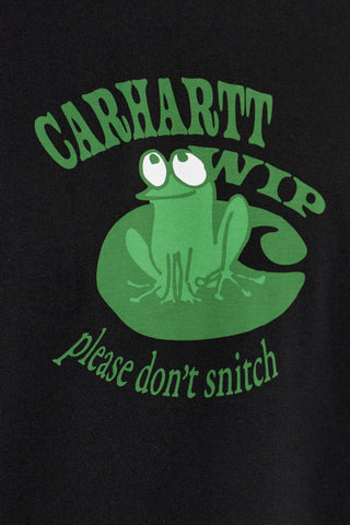 Carhartt WIP BLACK T-shirt "Don't Snitch" 5