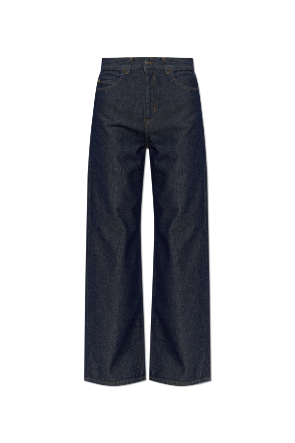 Carhartt WIP NAVY BLUE "Jane" trousers 1