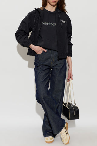 Carhartt WIP NAVY BLUE "Jane" trousers 2