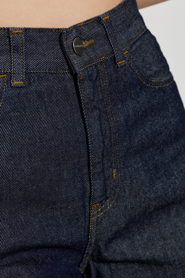 Carhartt WIP NAVY BLUE "Jane" trousers 5