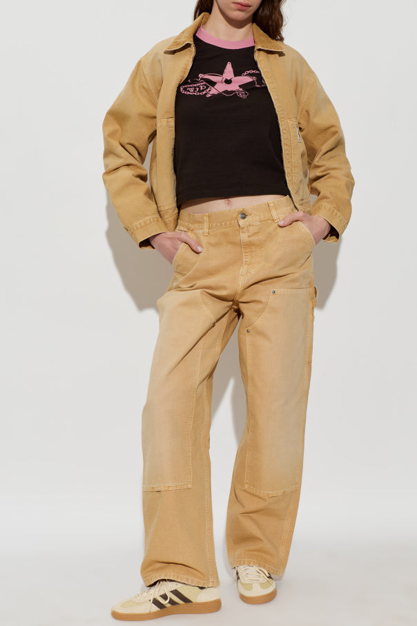 Carhartt WIP BROWN Outlaw Star Ringer T-shirt 2