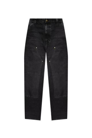 Carhartt WIP BLACK "Double Knee" jeans 1