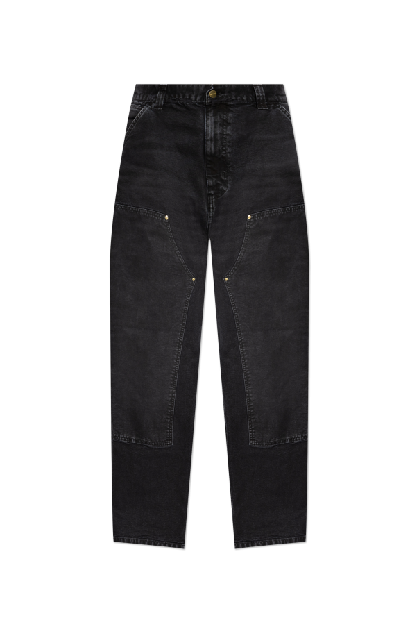 Carhartt WIP BLACK "Double Knee" jeans 1