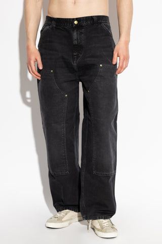 Carhartt WIP BLACK "Double Knee" jeans 3