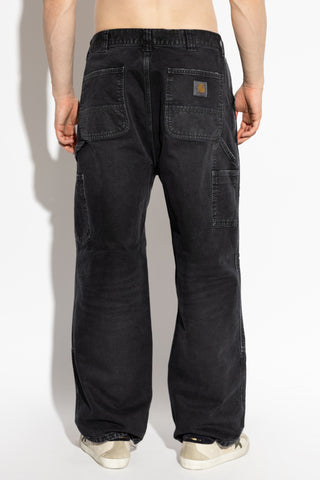 Carhartt WIP BLACK "Double Knee" jeans 4