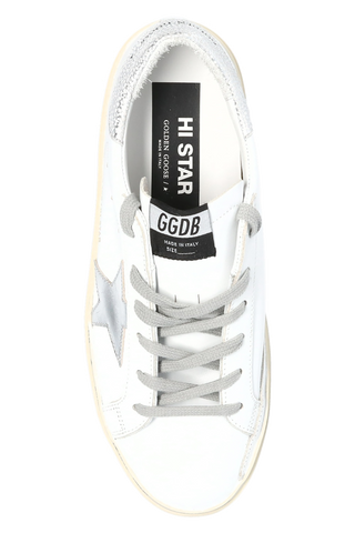 Golden Goose WHITE ‘Hi-star’ sneakers 6