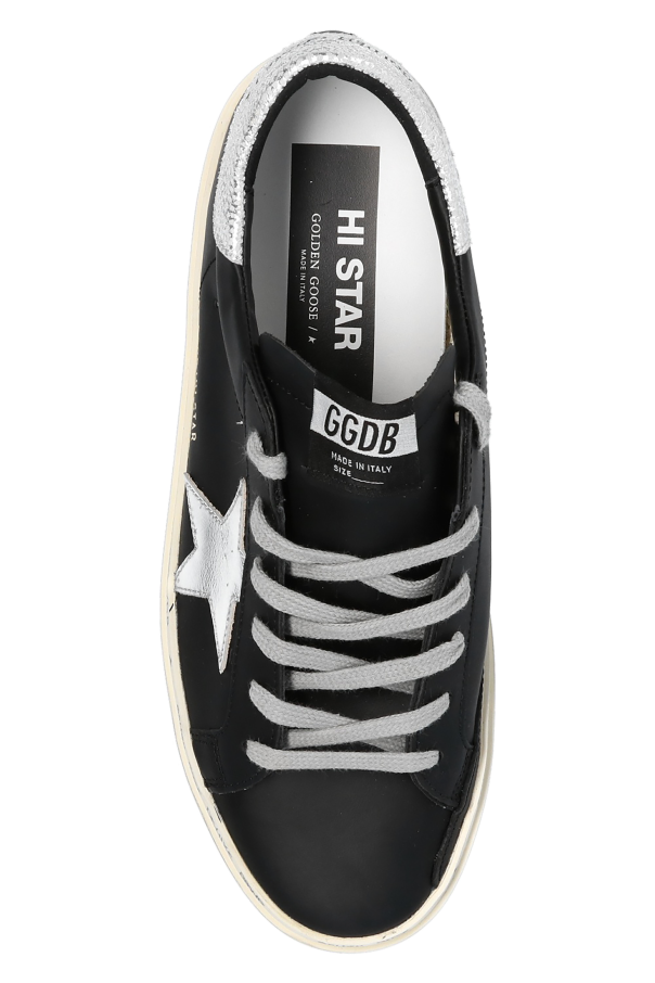 Golden Goose BLACK ‘Hi-star’ sneakers 6