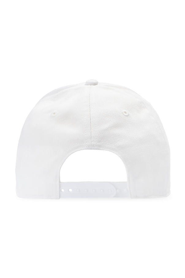 Golden Goose WHITE Baseball cap with logo 3