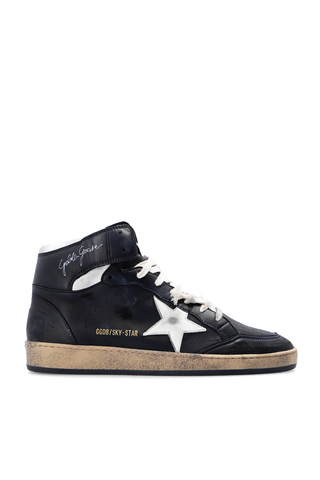 Golden Goose BLACK ‘Sky Star’ high-top sneakers 1