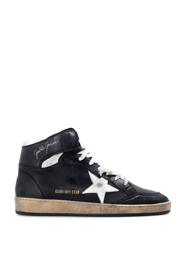 Golden Goose BLACK ‘Sky Star’ high-top sneakers 1