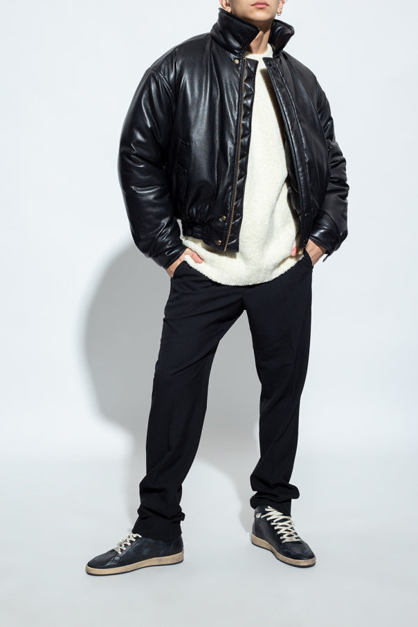 Golden Goose BLACK ‘Sky Star’ high-top sneakers 3